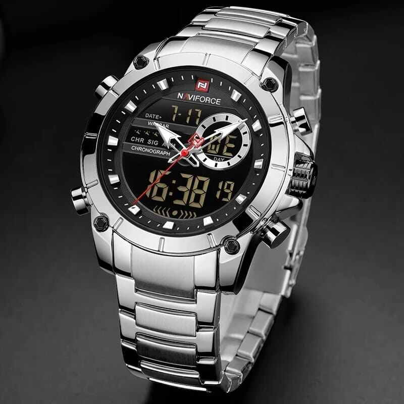 Naviforce 9163 CH – Silver