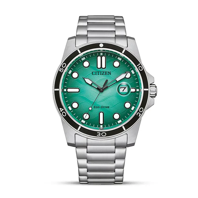 Citizen Eco-Drive Marine Turquoise Blue Dial Men's Watch | AW1816-89L